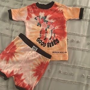 Lazy one brand Jackson hole pajama set. Size 3t